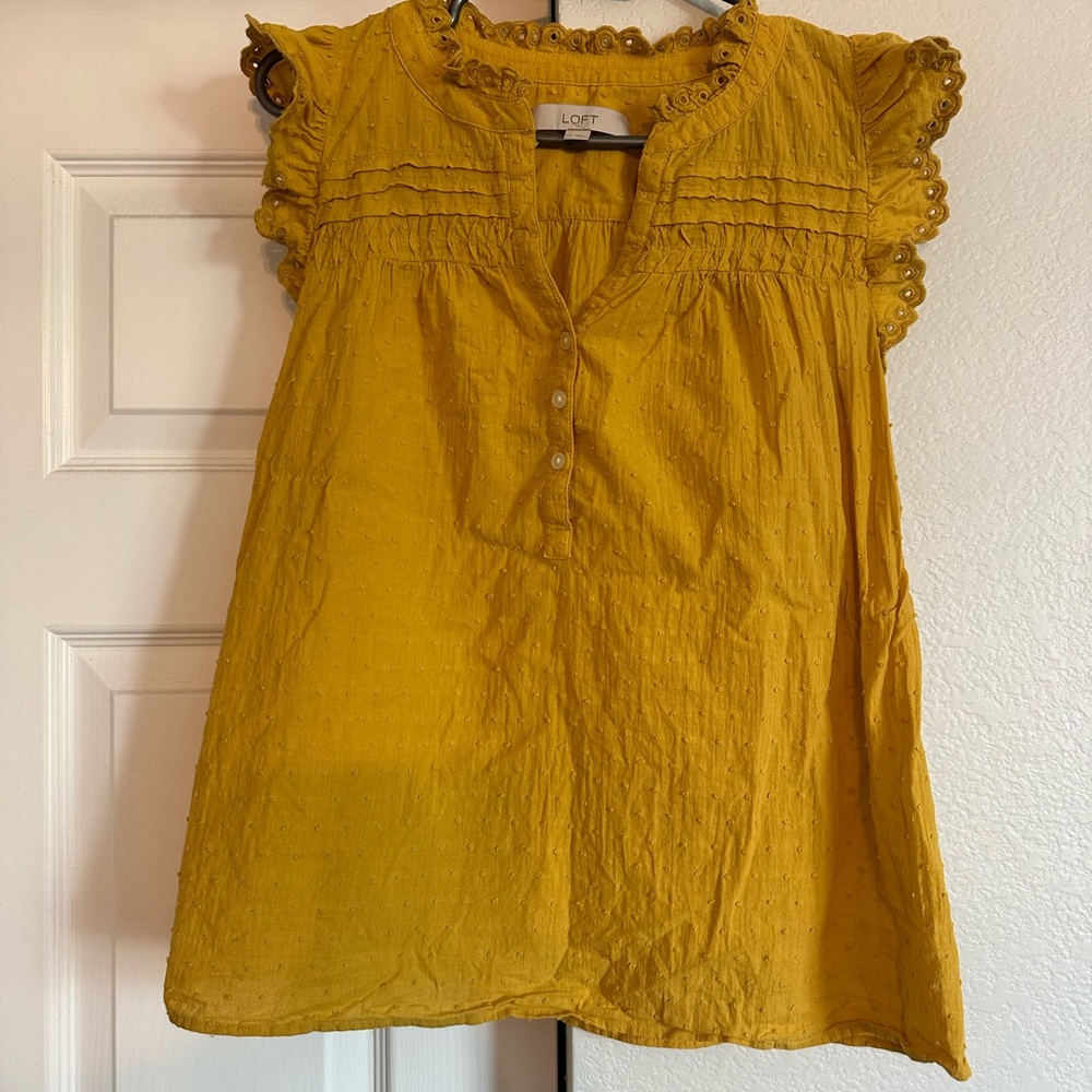 Mustard blouse